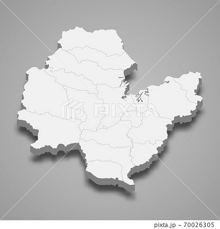 3d map of Surat Thani is a province of Thailand 70026305