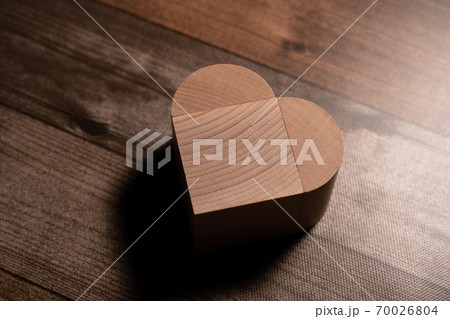 積み木のハート 70026804