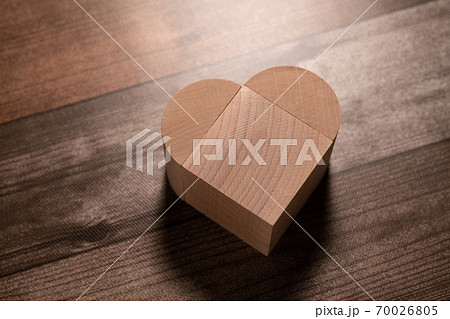 積み木のハート 積み木のハート 70026805