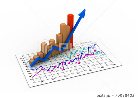 Business graph 3d 70028402