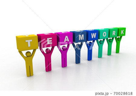 Teamwork concept Teamwork concept 70028618