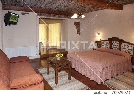 Bed In Hotel Room 70029921