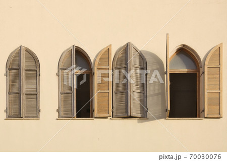 Row of Wooden Shutters 70030076