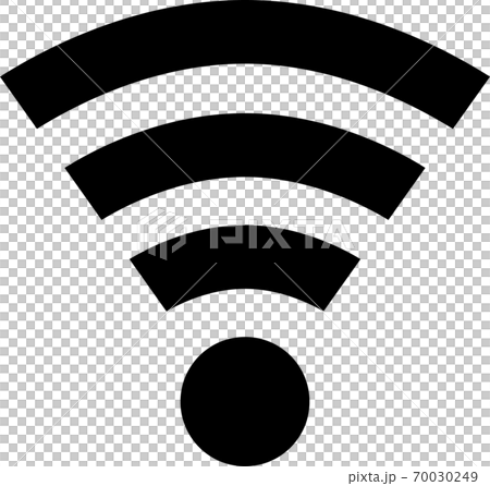 Wireless LAN (Wi-Fi) pictogram Wireless LAN (Wi-Fi) pictogram 70030249