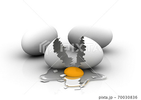 broken egg 70030836