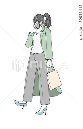 ファッションイラスト_マスク ファッションイラスト_マスク 70031415