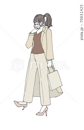 ファッションイラスト_マスク ファッションイラスト_マスク 70031425