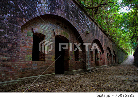 友ヶ島の第三砲台跡定番のアングル3 70035835