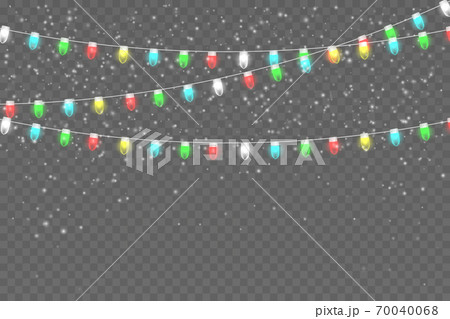 Christmas light with snow 70040068