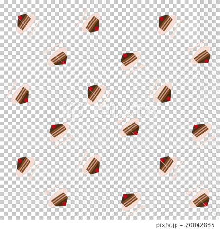 チョコレートケーキのパターン 70042835