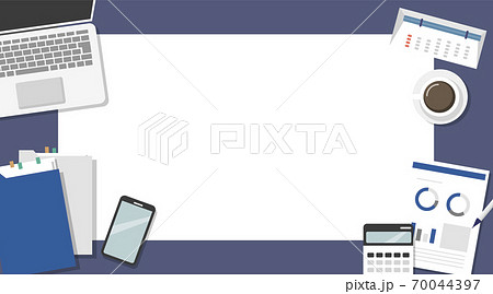 仕事風景のデスクトップ　アイキャッチ画像 70044397