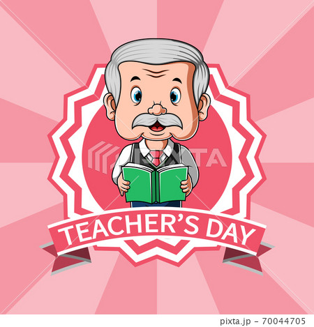 The reward of teacher day's with the pink banner The reward of teacher day's with the pink banner 70044705