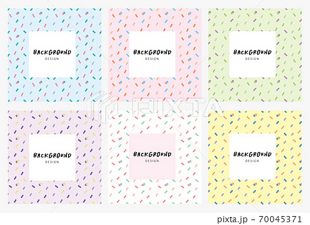 ガーリーなスウォッチ背景 70045371