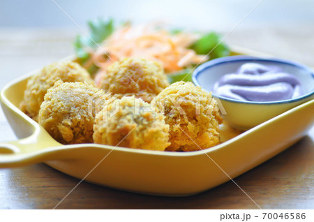 potato ball, cassava balls potato ball, cassava balls 70046586