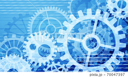 Cool Gear Background Stock Illustration