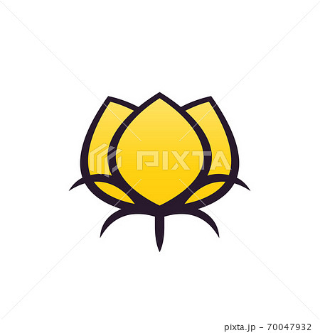 cotton icon, vector logo on white cotton icon, vector logo on white 70047932