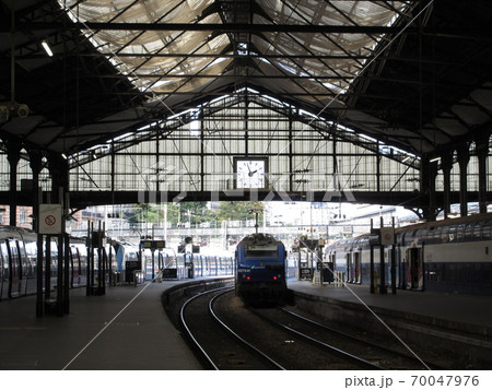 フランス パリのサン ラザール駅の写真素材