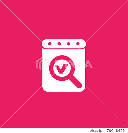 Survey report vector icon Survey report vector icon 70048406