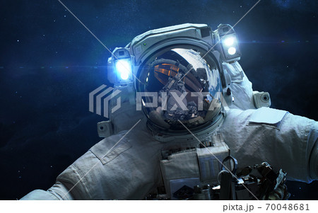 Astronaut in outer space 70048681