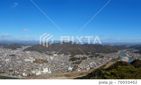 岐阜城天守からの百々ヶ峰 岐阜城天守からの百々ヶ峰 70050402