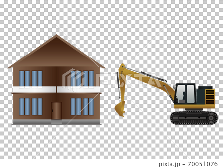 Crane car and house Crane car and house 70051076
