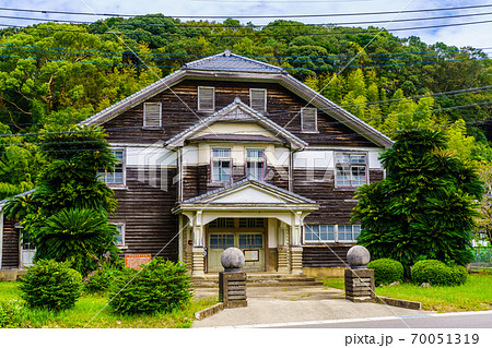 旧波佐見町立中央小学校講堂兼公会堂　歴史的記録　【長崎県東彼杵郡波佐見町 】 70051319