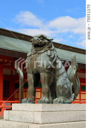 浜松五社神社諏訪神社の狛犬 浜松五社神社諏訪神社の狛犬 70051370