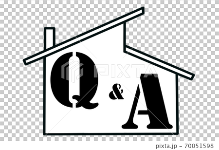 マイホームのq A 住まいのq A 住宅のq Aのイラスト素材