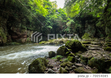黄牛の滝（渓谷）　大分県竹田市 70054085