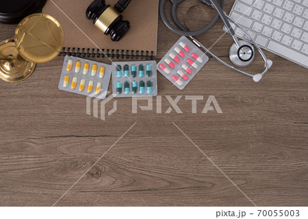 law concept Judge law medical Pharmacy compliance Health care business rules.. law concept Judge law medical Pharmacy compliance Health care business rules.. 70055003