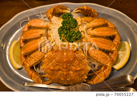 北海道 函館の海の幸 毛蟹 北海道 函館の海の幸 毛蟹 70055227