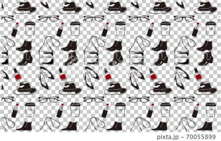 Line art pattern of fashion miscellaneous goods 70055899