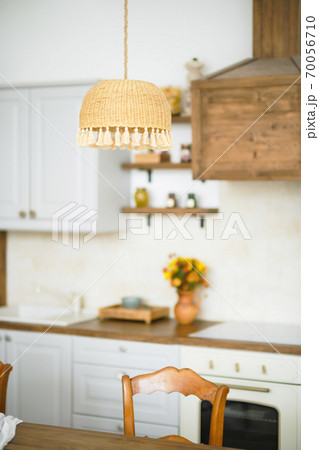 Photo with blurred background of the kitchen 70056710