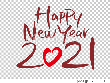 年賀状タイトル・Happy New Year 2021 70057012