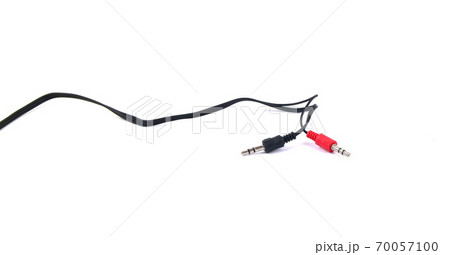 aux cable on the isolated background 70057100