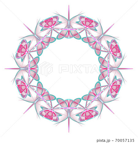 美しい八角形(背景透過PNG)　20201003_020 70057135