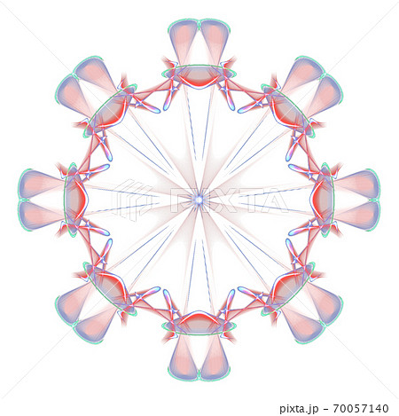 美しい八角形(背景透過PNG)　20201003_016 70057140