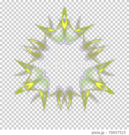 美しい三角形(背景透過PNG)　20201003_603-007 70057525