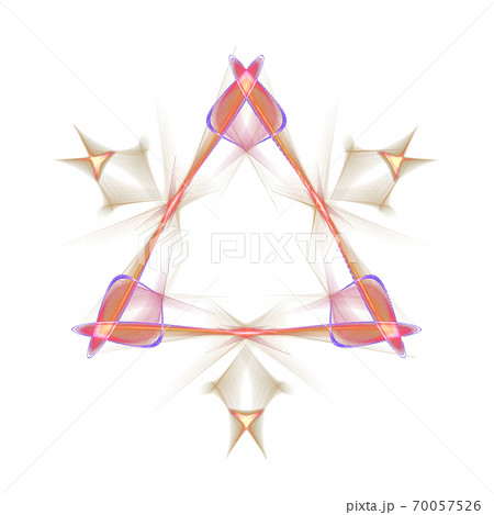 美しい三角形(背景透過PNG)　20201003_603-008 70057526