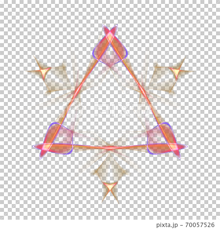 Beautiful triangle (transparent PNG background) 20201003_603-008 70057526