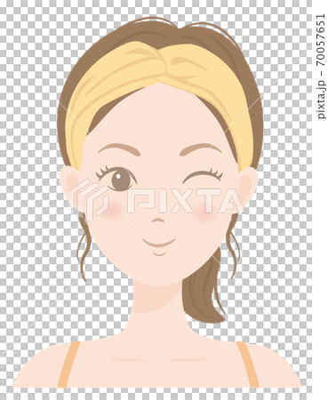 Women's skin care B_09 Winking women 70057651