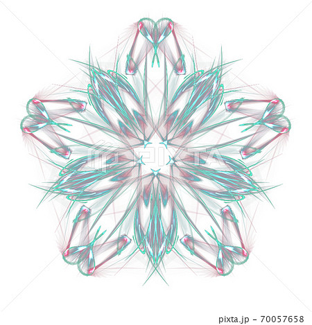 美しい五角形(背景透過PNG)　20201003_018 70057658