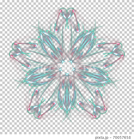 美しい五角形(背景透過PNG)　20201003_018 70057658