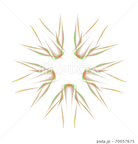 美しい五角形 背景透過png 1003 006のイラスト素材