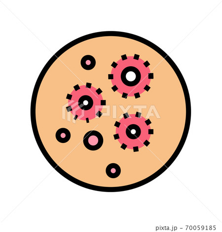 acne skin disease color icon vector illustration 70059185