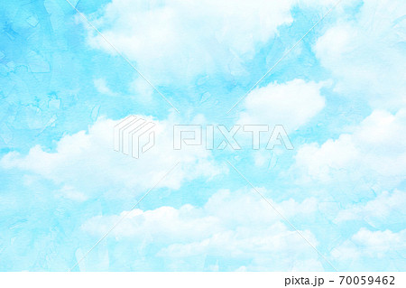 背景素材　空　虹色　テクスチャー 70059462