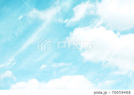 背景素材　空　虹色　テクスチャー 70059468