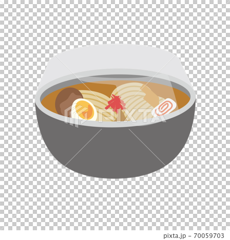 ラーメンテイクアウトのイラスト素材