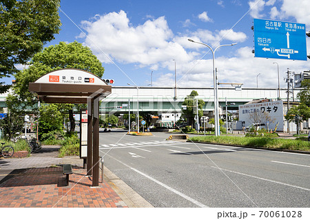 名古屋市港区 名古屋交通局 築地口駅 市バス乗り場 名古屋市港区 名古屋交通局 築地口駅 市バス乗り場 70061028