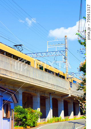 三重県志摩市の賢島駅 伊勢志摩ライナーの風景 街並み 観光地 伊勢志摩 9月 の写真素材